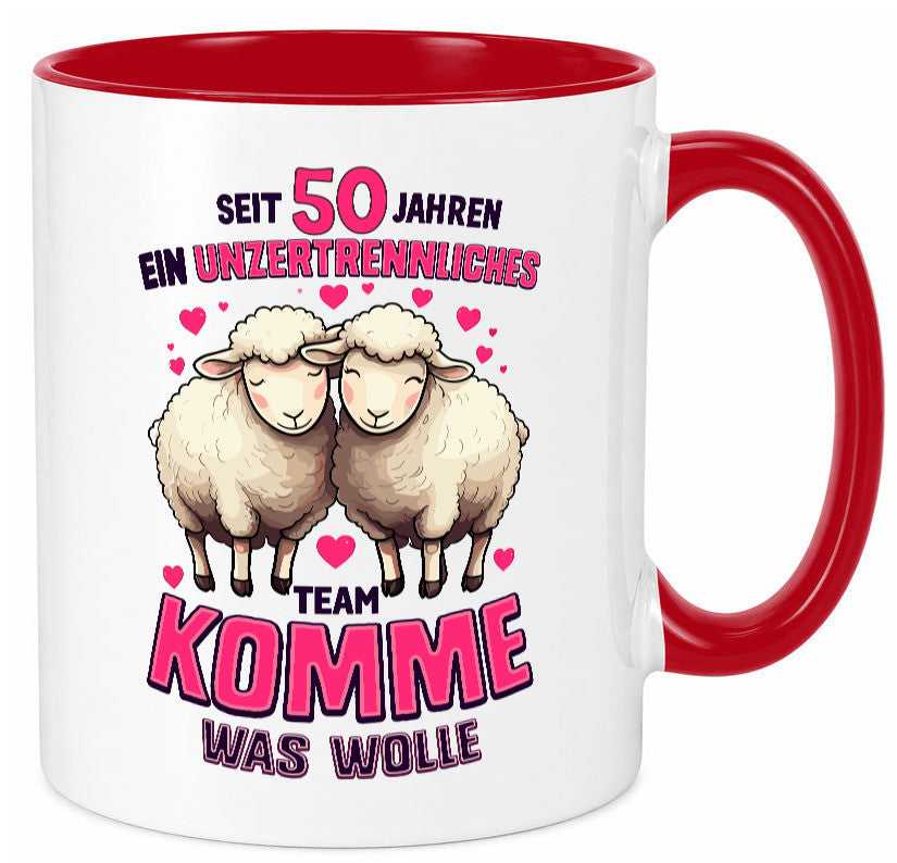 50 Jahre Verheiratet | ein Team Ehepaar Geschenk Humor Geschenkidee lustiger Tasse