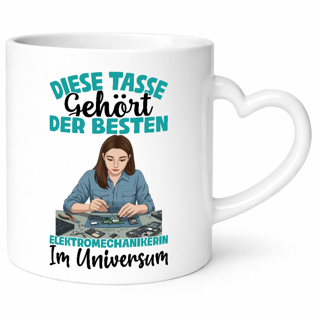 Im Universum: Elektromechanikerin | Mechanikerin lustig Humor Geschenkidee