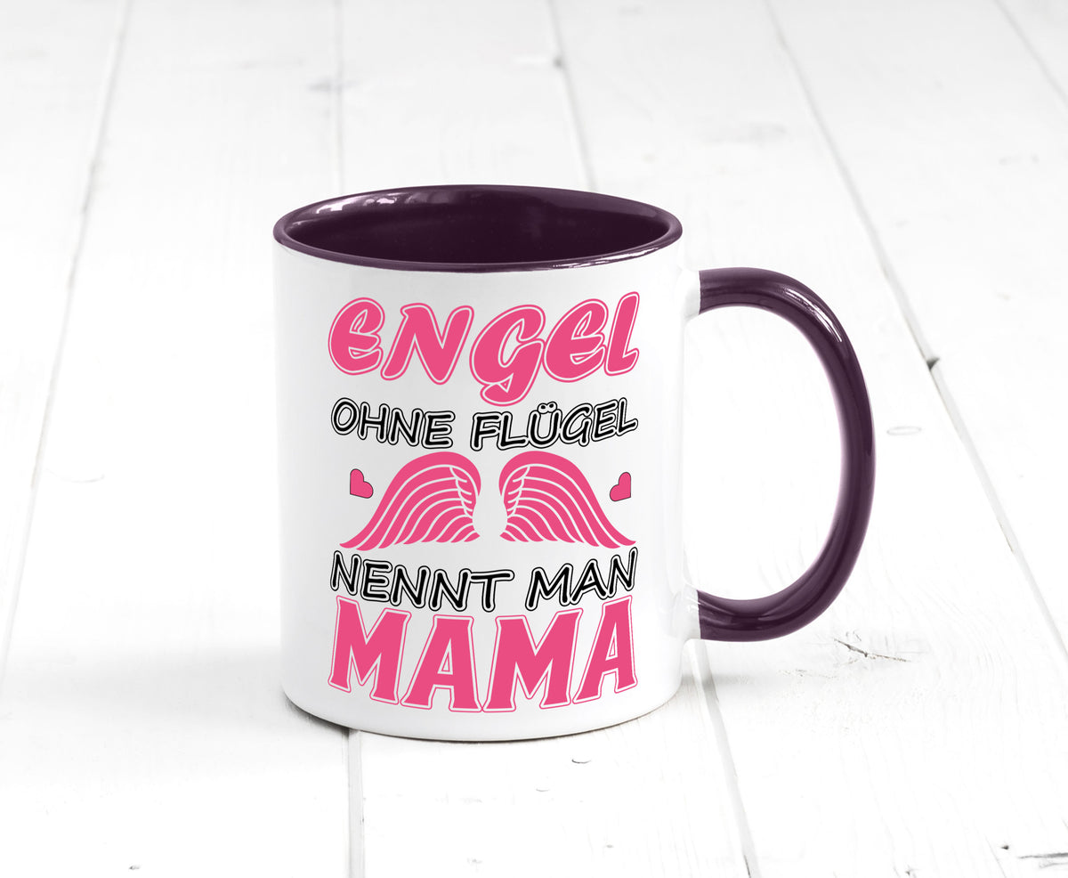 Mama Engel Humor Familie Geschenkidee Tasse