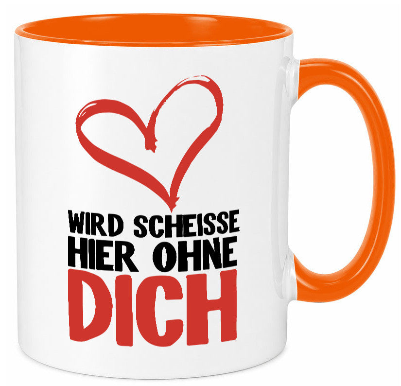 Wird Scheisse Geschenk Humor Geschenkidee lustiger Spruch Tasse