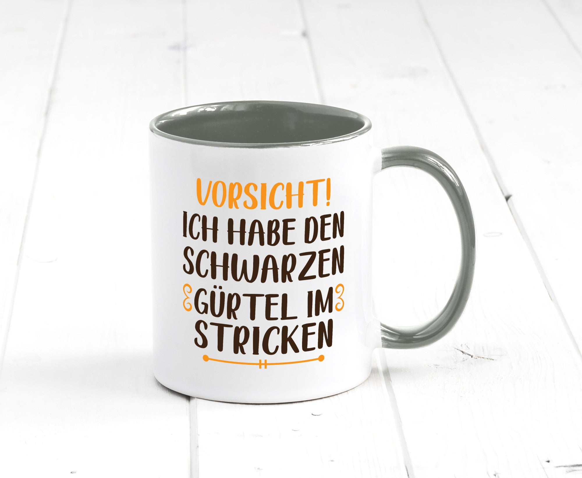 Schwarzen Gürtel im Stricken | Stricknadel lustiger Spruch Geschenk Humor