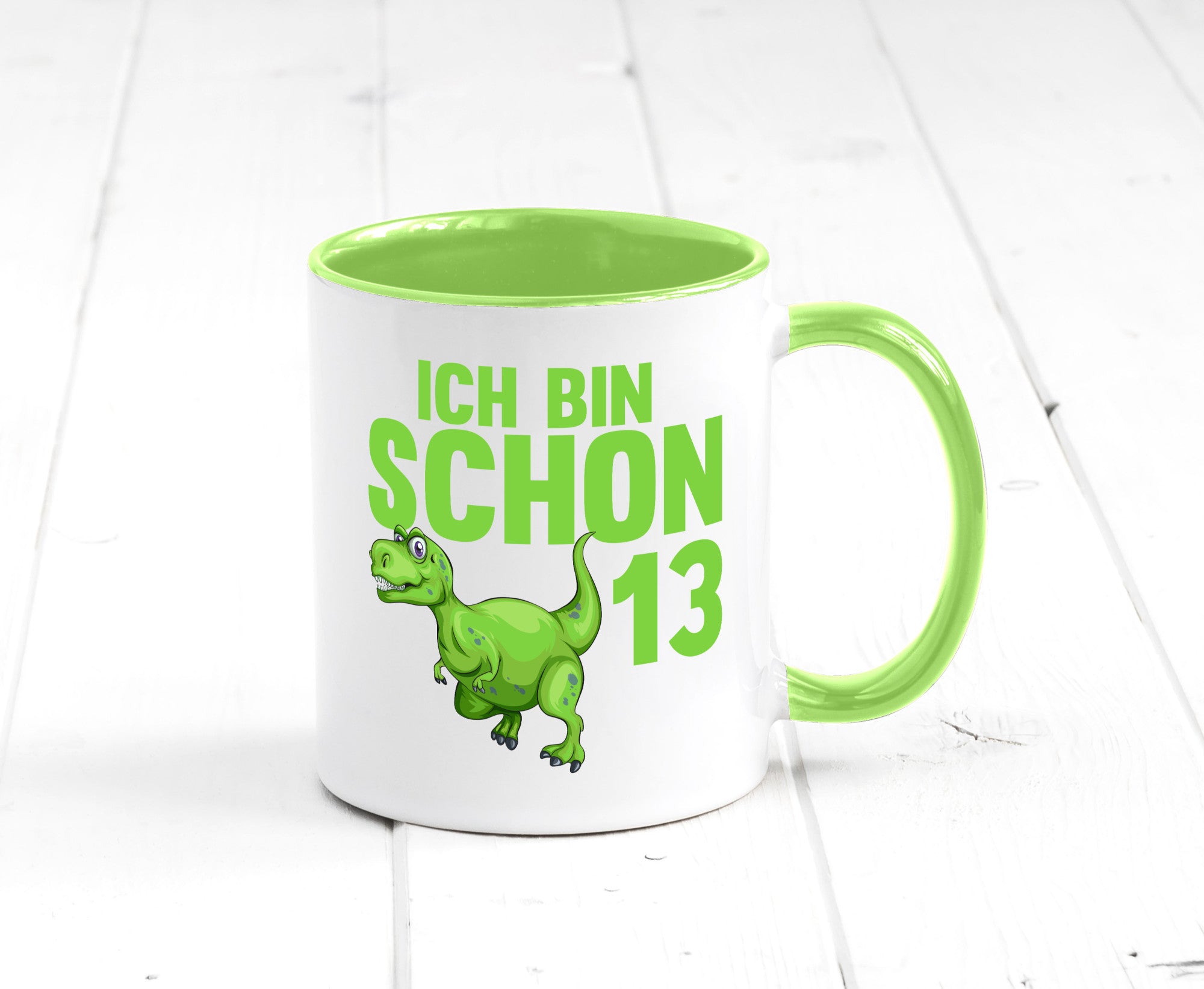 13. Geburtstag | 13 Jahre Dino Dinosaurier Humor Geschenkidee Tasse