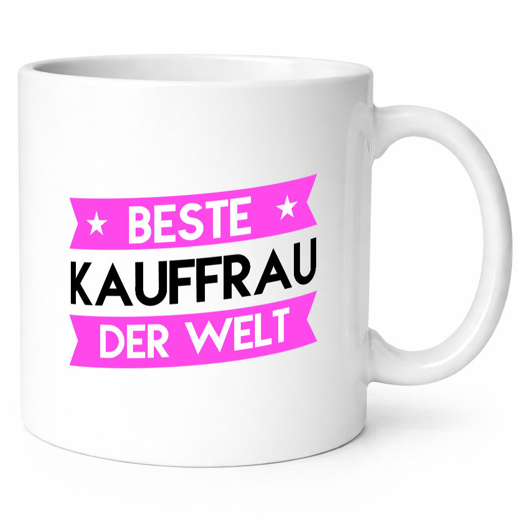 Beste Kauffrau | Kauffrauen Geschenkidee Humor Tasse