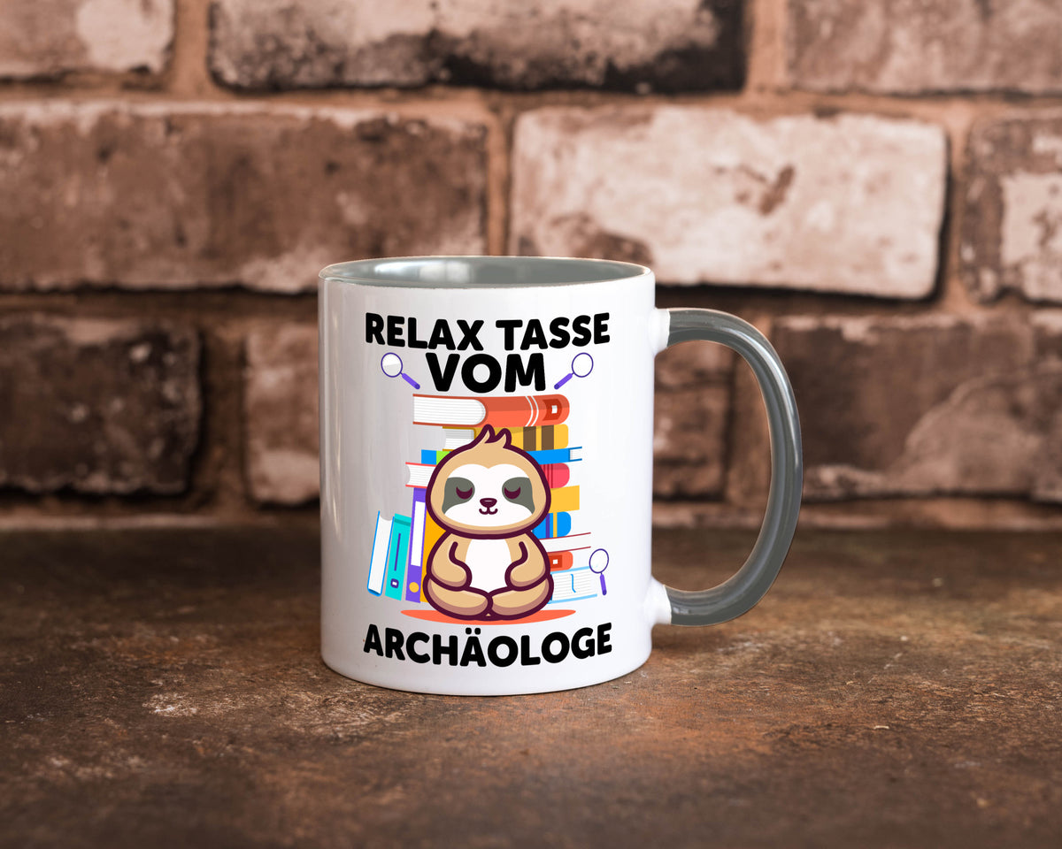 Relax Tasse: Archäologe | Archäologie Forscher lustig Humor Geschenkidee