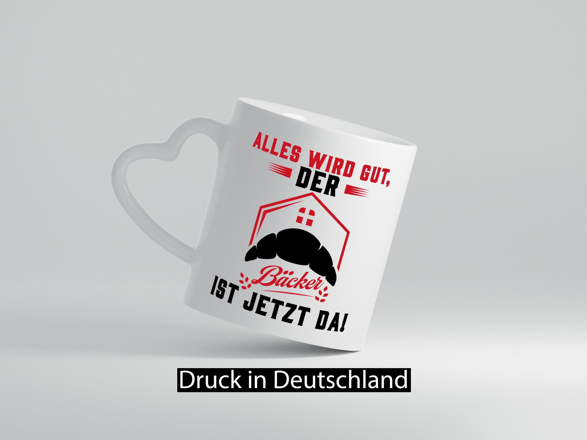 Der Bäcker ist jetzt da | Bäckerrei Geschenk Humor Geschenkidee lustiger Spruch