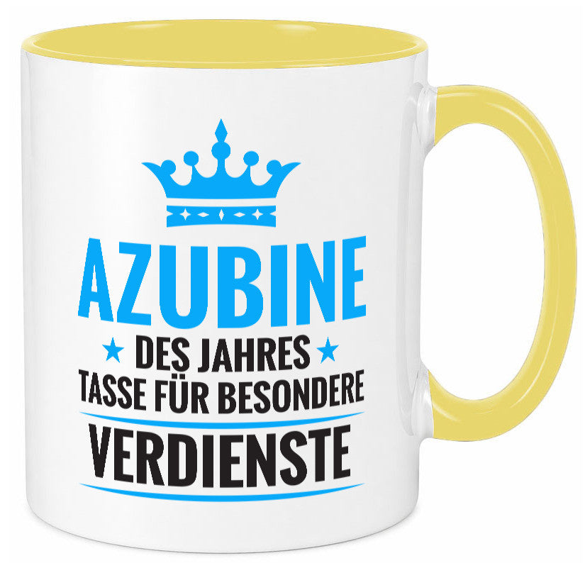 Besonderer Verdienst: Azubine | Ausbildung Lehrling lustig Humor Geschenkidee