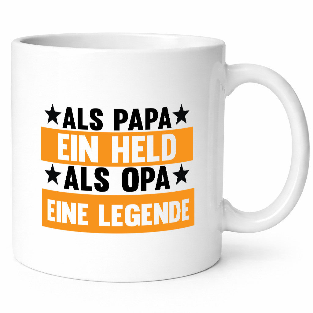 Papa ein Held, Opa eine Legende | Held lustig Familie Geschenkidee Geschenk