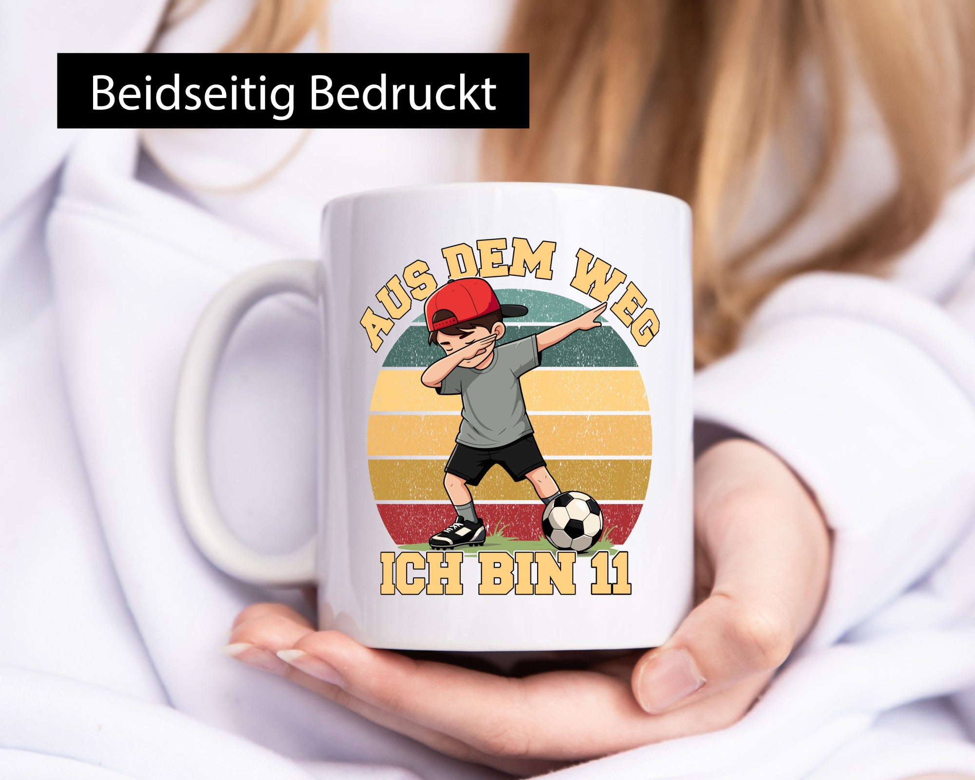 10. Geburtstag | 10 Jahre Fußball Junge Fußballer Geschenkidee Humor Tasse