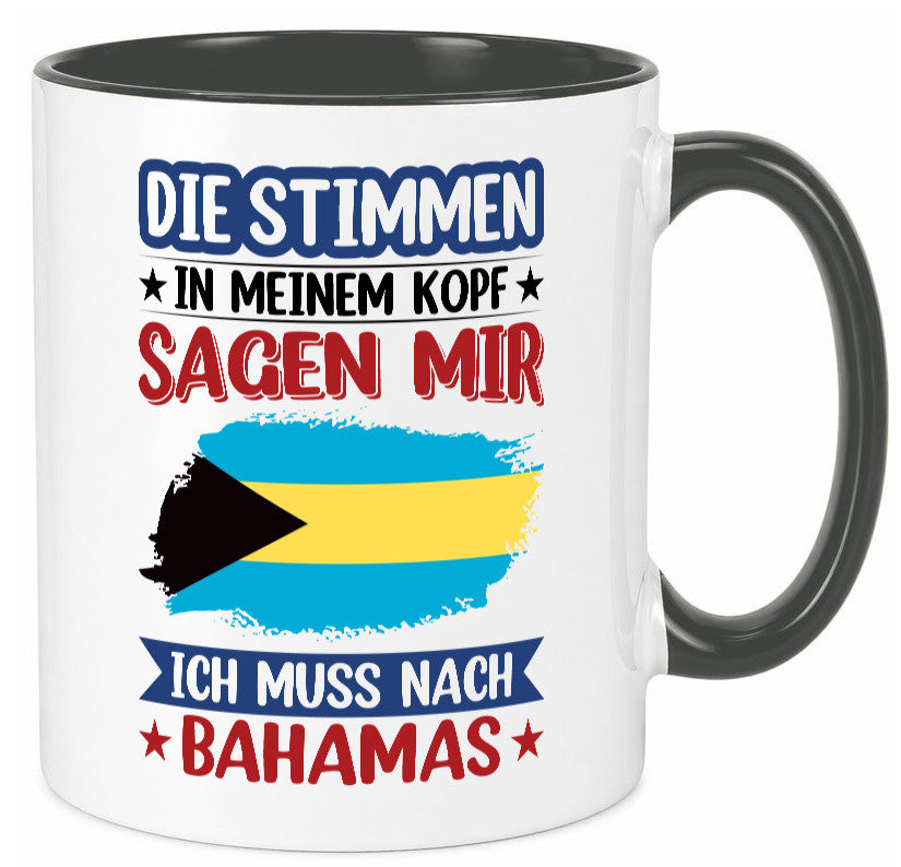Bahamas | Urlaub Stimmen in meinem Kopf Traumland Geschenk Humor Geschenkidee