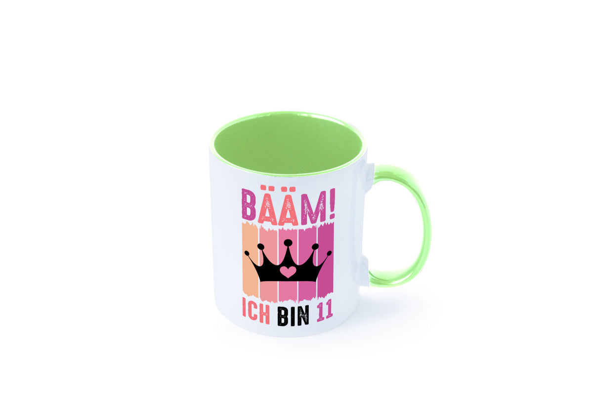 11. Geburtstag | 11 Jahre Bääm ich bin Krone Humor Geschenkidee Tasse