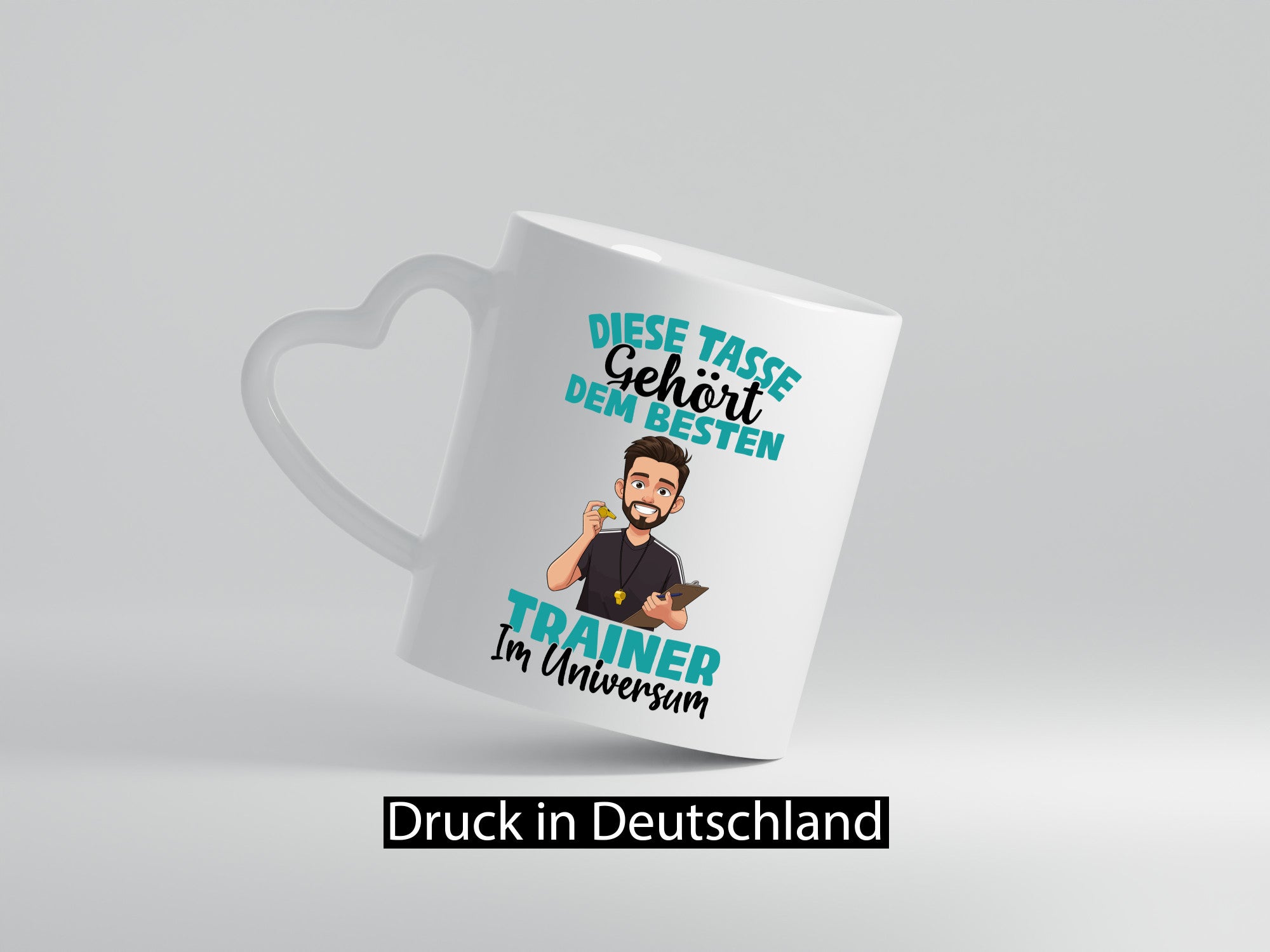Im Universum: Trainer | Verein Sport lustig Humor Geschenkidee Geschenk Tasse