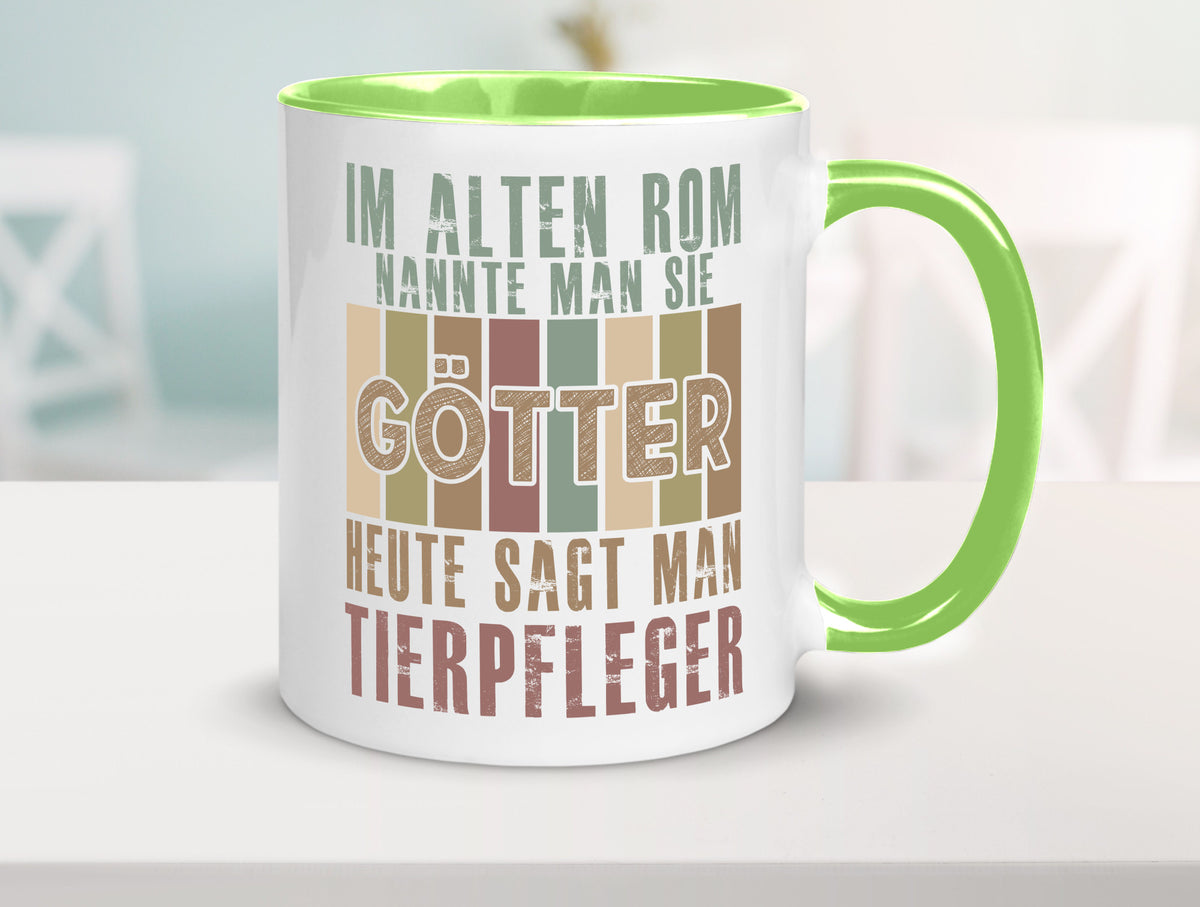 Heute sagt man: Tierpfleger | Pflegeberuf Tierheim lustiger Spruch Geschenk Tasse