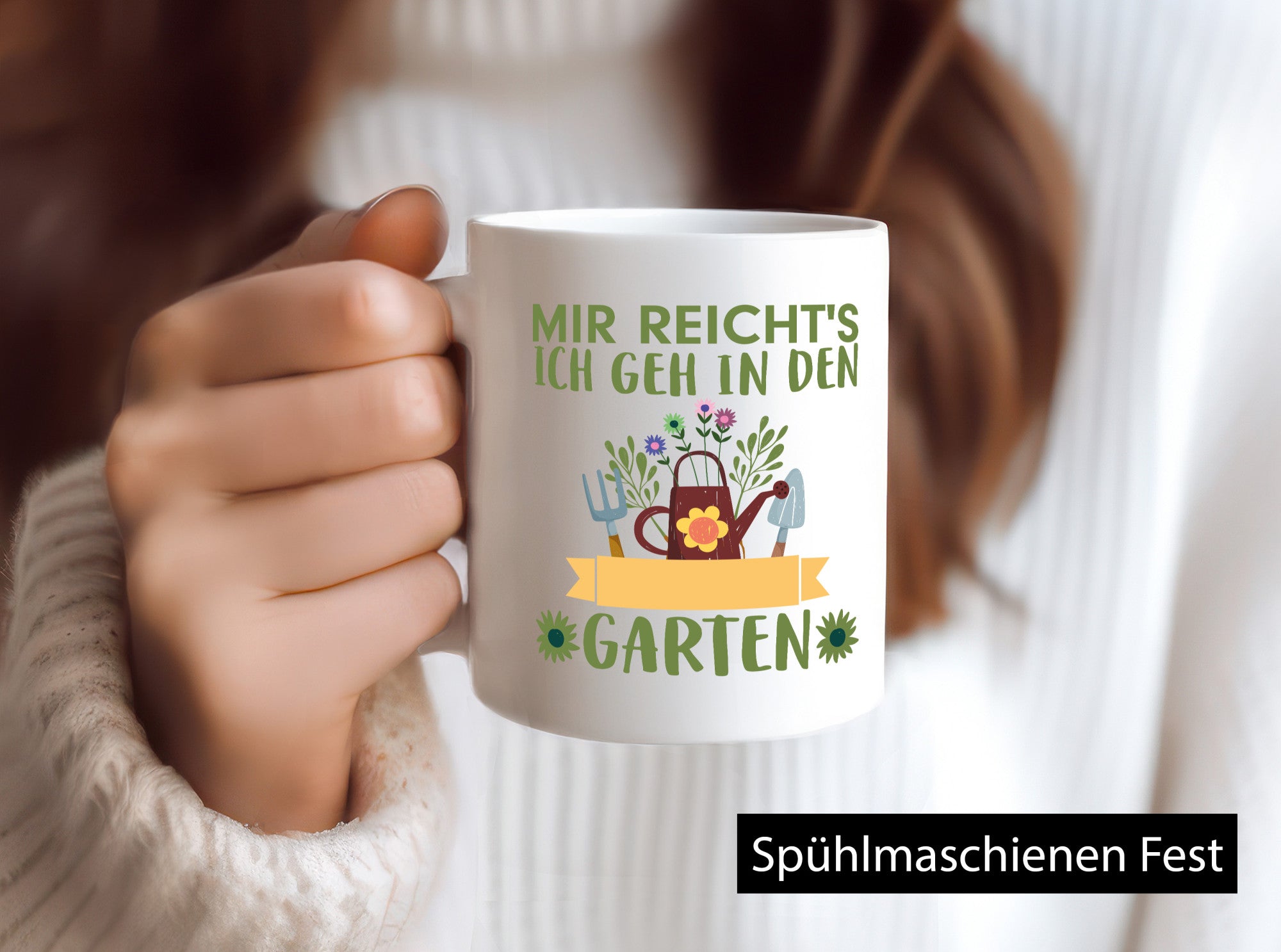 Ich geh in den Garten | Gärtner Tasse Gartenarbeit Humor Arbeit Kollegen Büro