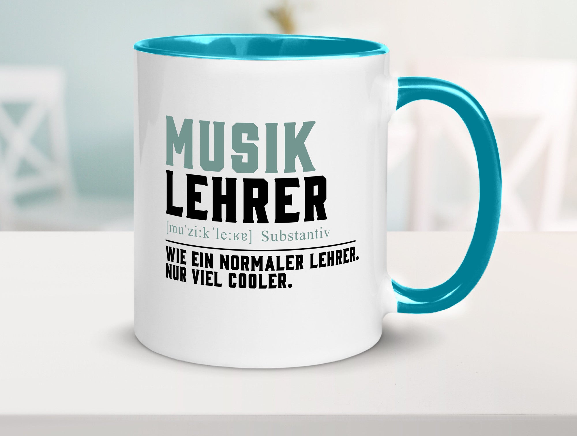 Musiklehrer | Lehrer Unterricht Lieblingslehrer Geschenkidee Humor Tasse