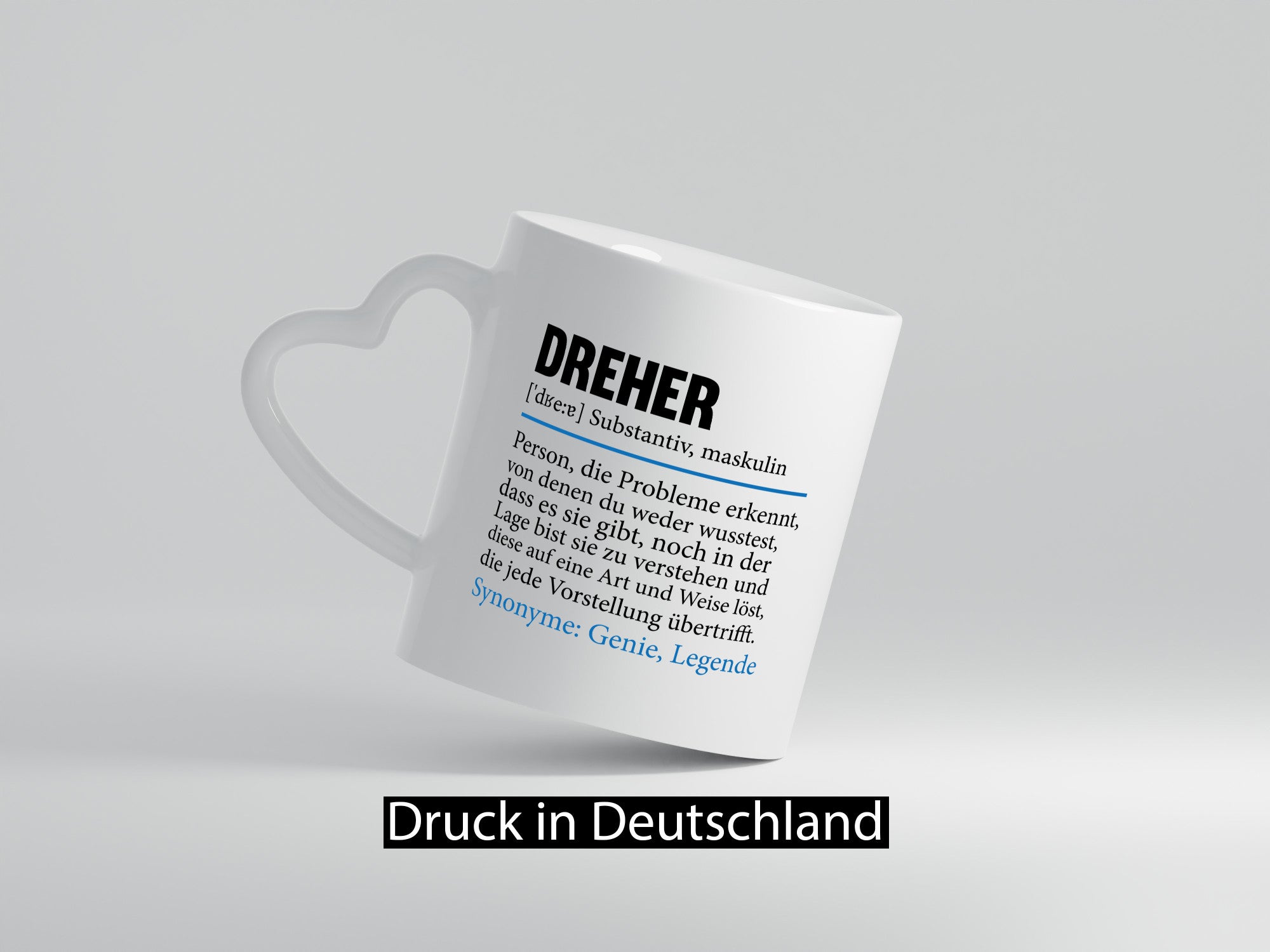 Dreher Humor | Fräser Zerspannungsmechaniker Geschenkidee Tasse