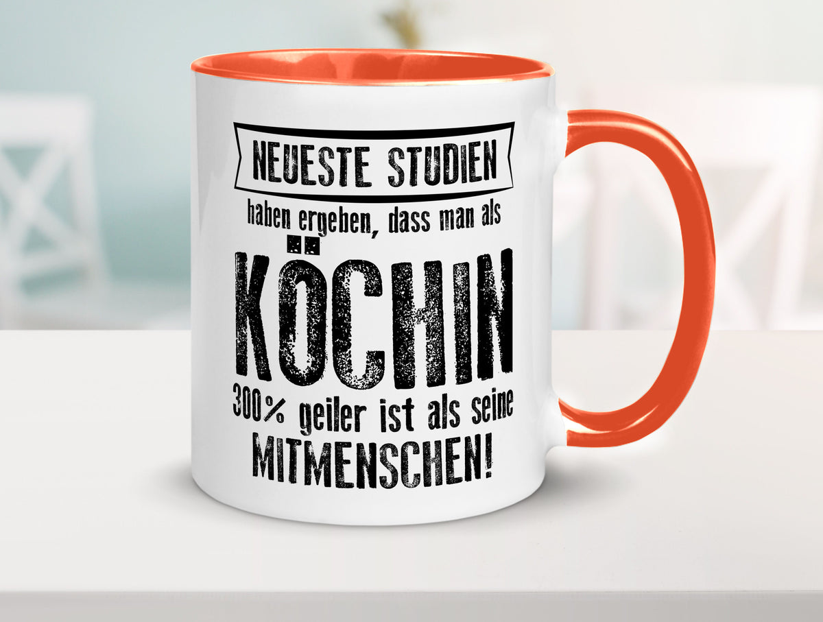 Neuste Studien: Köchin | Chefköchin Chefkoch Geschenk Arbeit Kollegen Büro Tasse