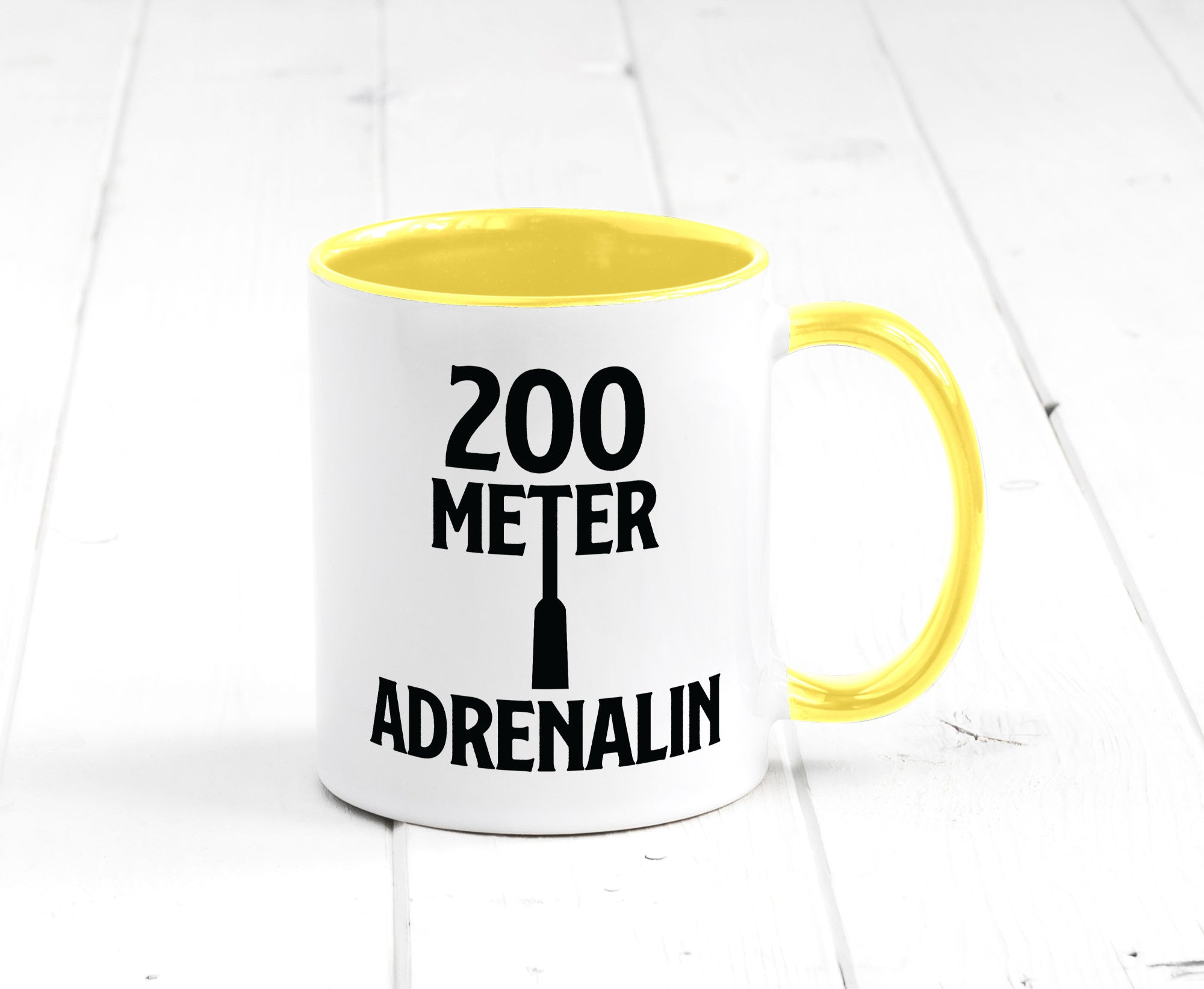 200 Meter Adrenalin v2 lustig Humor Geschenkidee Geschenk Tasse