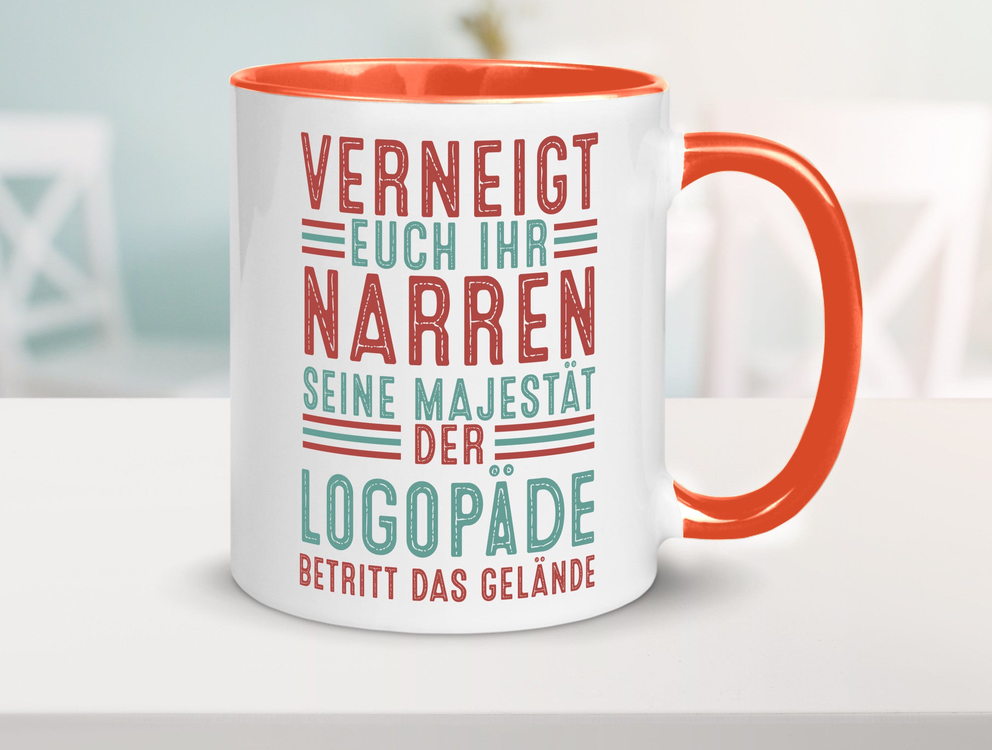 Verneigt euch: Logopäde | Sprachtherapie Geschenkidee Humor Tasse
