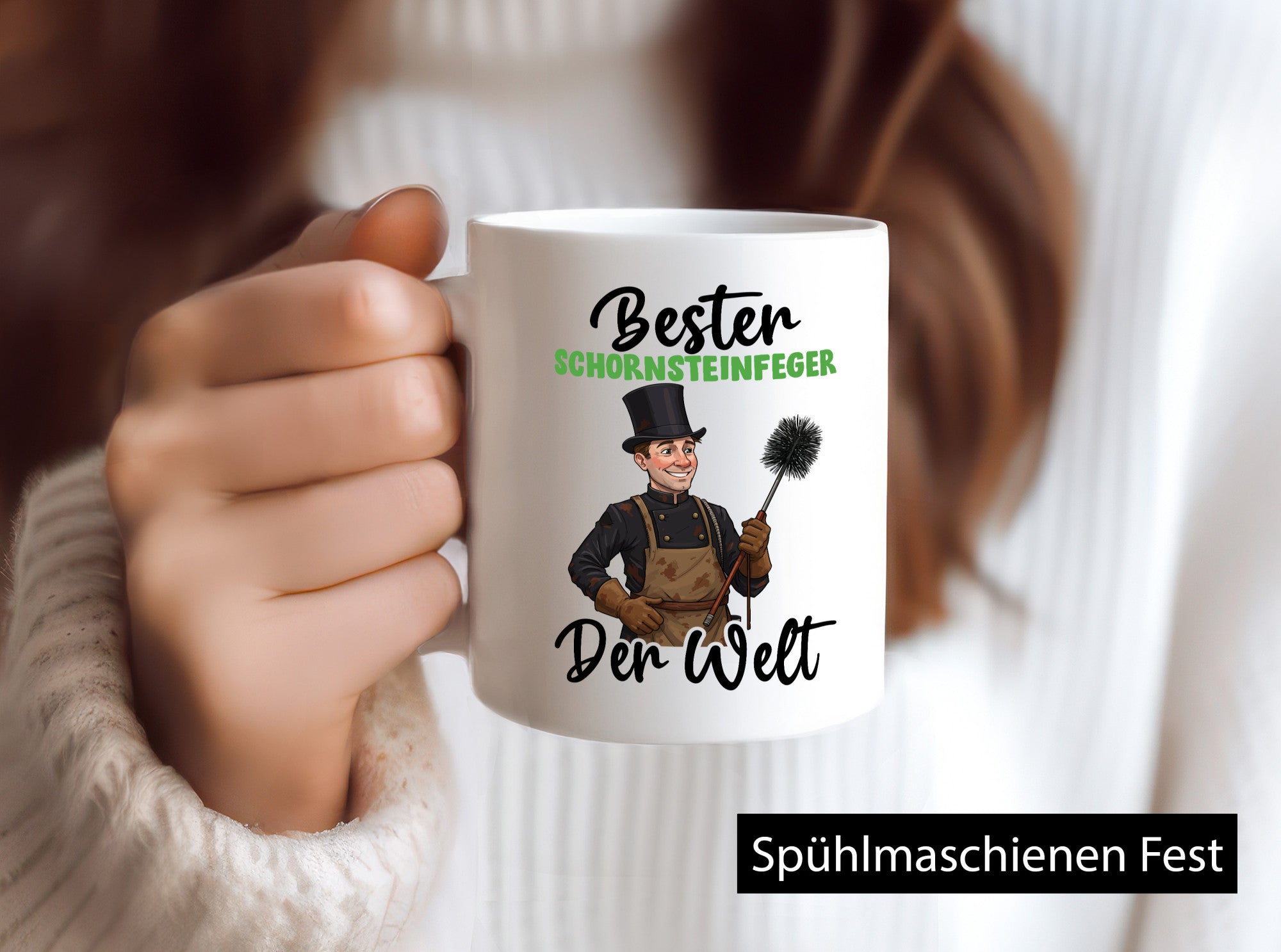 Bester Schornsteinfeger | Kaminkehrer lustig Humor Geschenkidee Geschenk Tasse