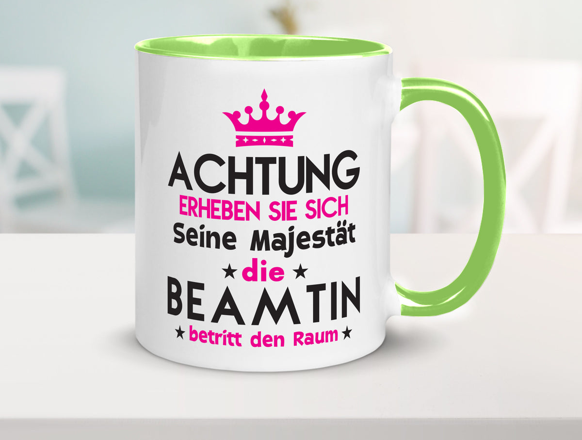 Seine Majestät Beamtin | Verbeamtung öffentlicher Dienst Geschenkidee Humor Tasse