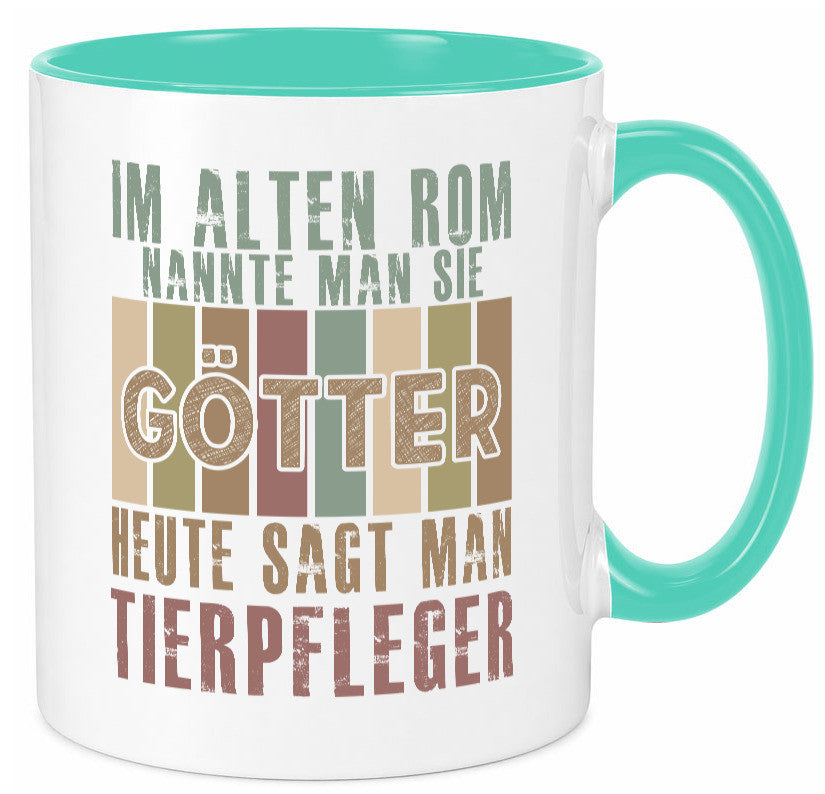 Heute sagt man: Tierpfleger | Pflegeberuf Tierheim lustiger Spruch Geschenk Tasse