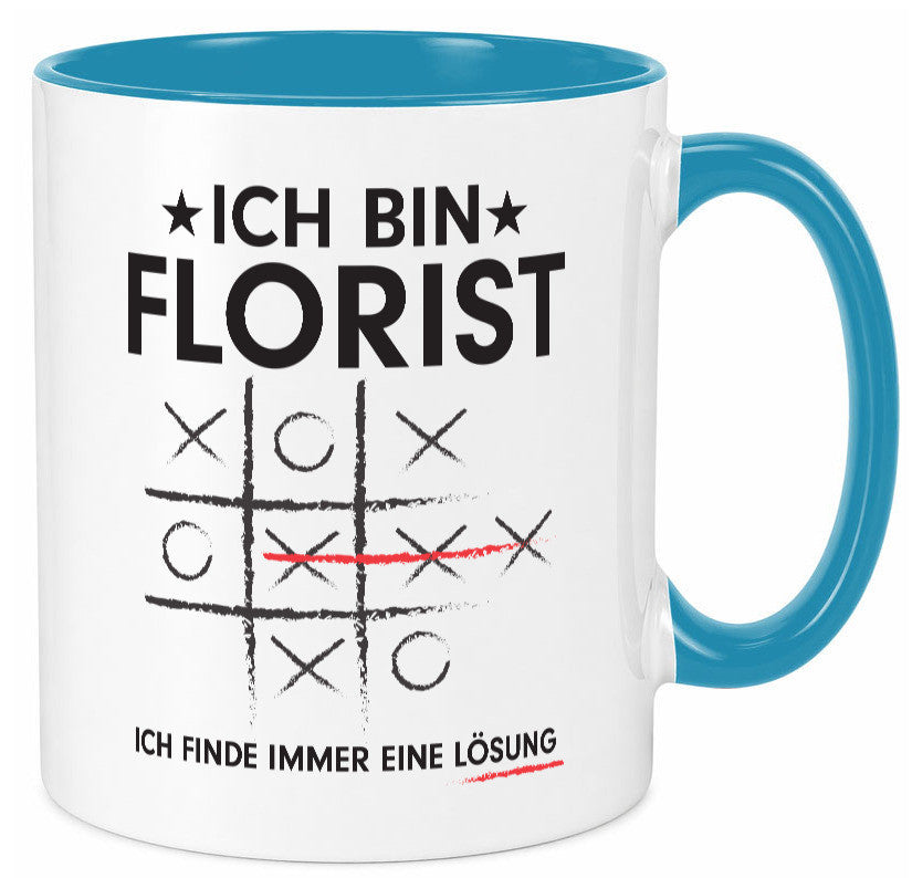 Lösung finden: Florist | Blumen Verkäufer v2 lustig Humor Geschenkidee Geschenk