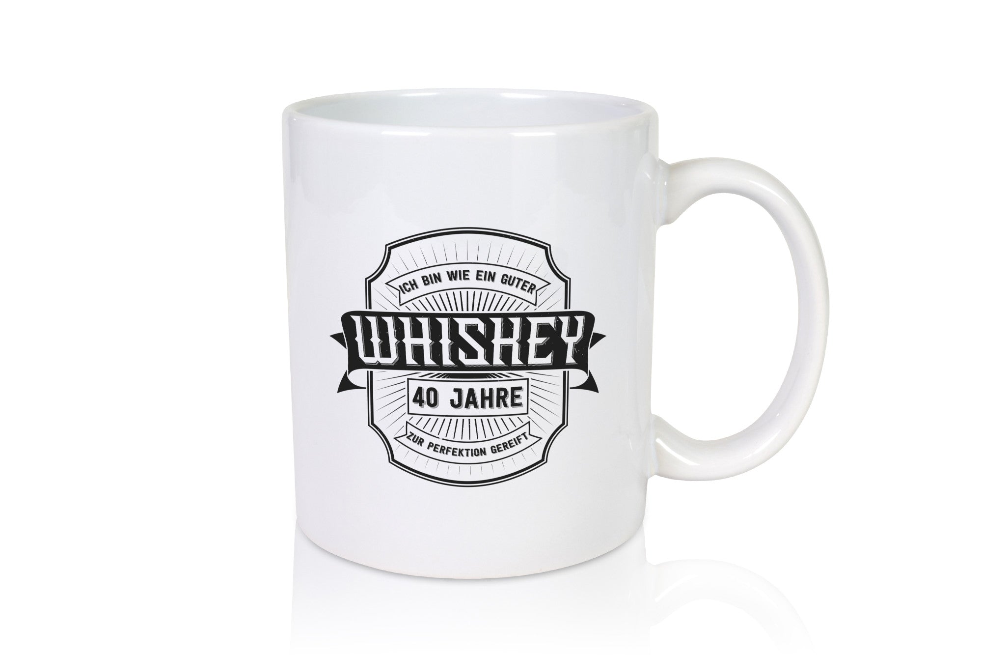 Guter Whisher | 40 Jahre Emblem lustiger Spruch Geschenk Humor Geschenkidee