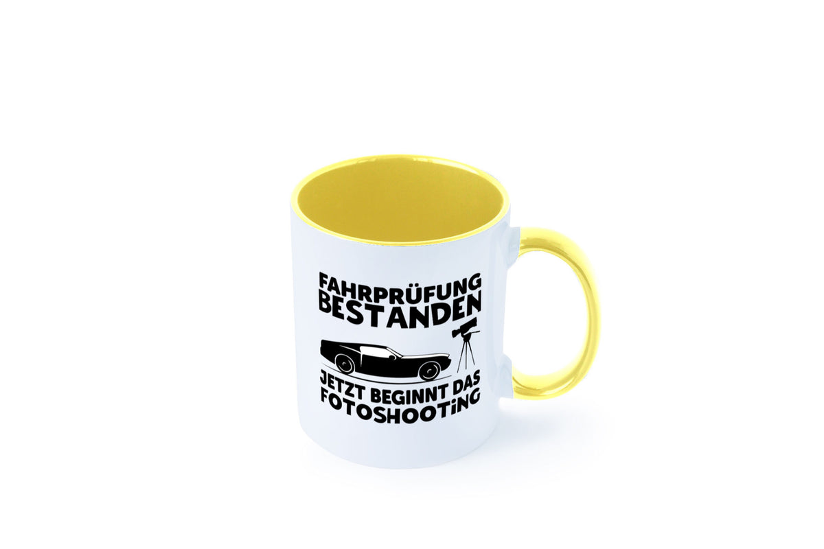 Fahrprüfung bestanden | Autofahren Führerschein Geschenk Humor Geschenkidee Tasse