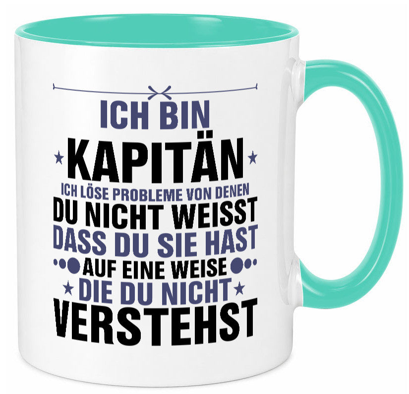 Löse Probleme: Kapitän | Schiffskapitän Schiff v2 Geschenk Humor Geschenkidee