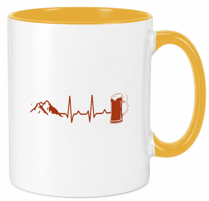 Berge und Bier | Wandern Wanderer Biertrinken Geschenkidee Humor Tasse