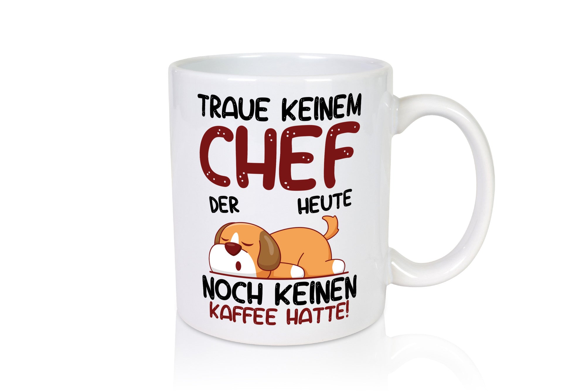 Traue keinem Chef | Führungskraft Vorgesetzter lustiger Spruch Geschenk Arbeit