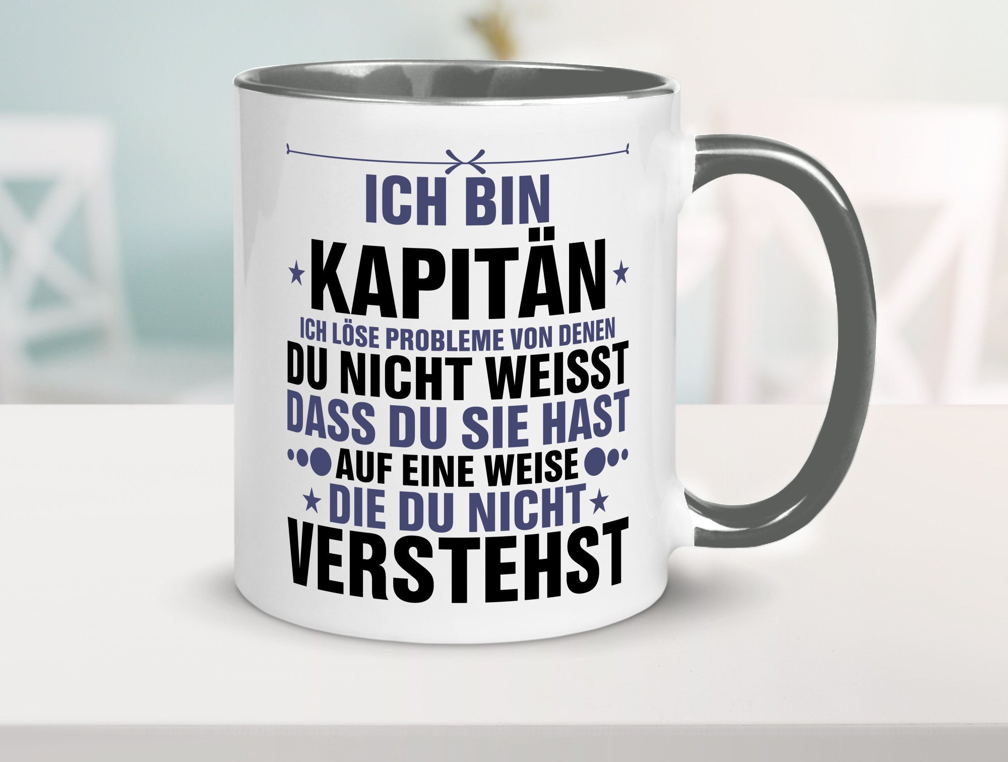 Löse Probleme: Kapitän | Schiffskapitän Schiff v2 Geschenk Humor Geschenkidee