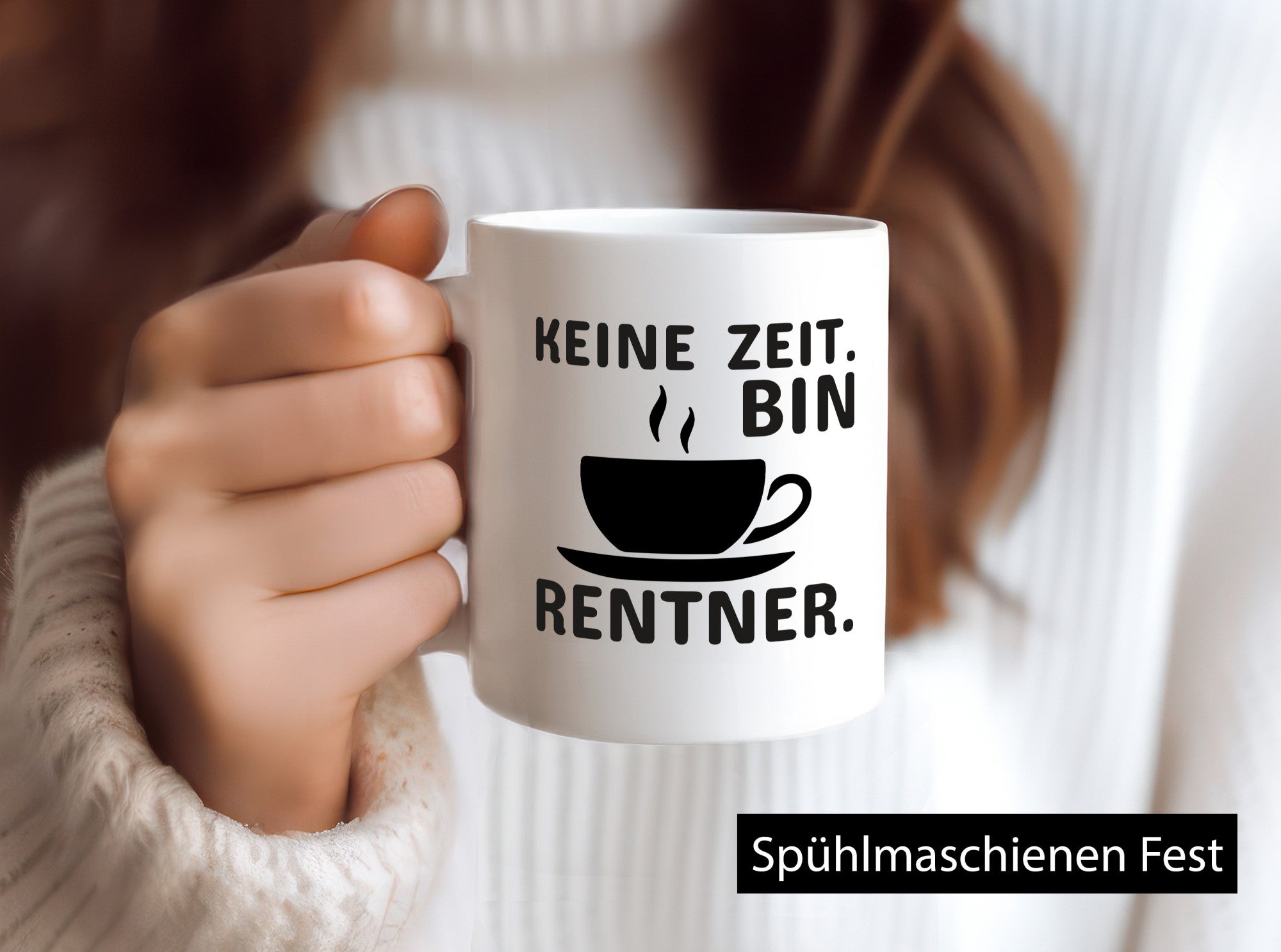 Keine Zeit | Rentner Tasse Rente Humor Ruhestand lustiger Spruch Geschenk