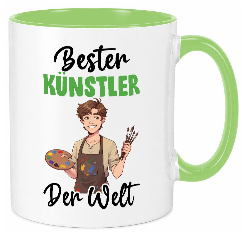 Bester Künstler | Kunst Geschenkidee Humor Tasse