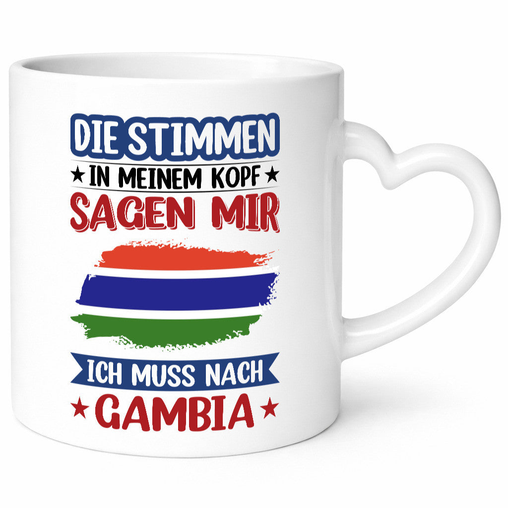 Gambia | Urlaub Stimmen in meinem Kopf Traumland lustig Humor Geschenkidee