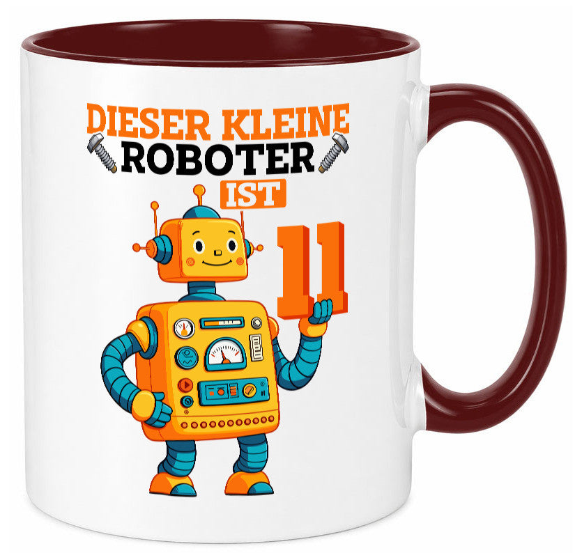 11. Geburtstag | 11 Jahre Roboter Junge Geschenk Geschenkidee lustiger Spruch Tasse