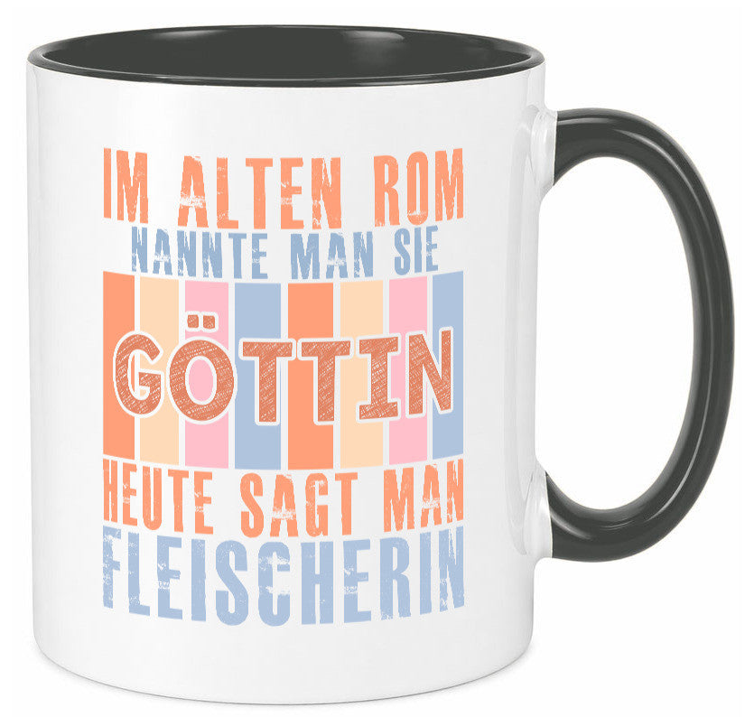 Heute sagt man: Fleischerin | Schlachterei lustig Humor Geschenkidee Geschenk