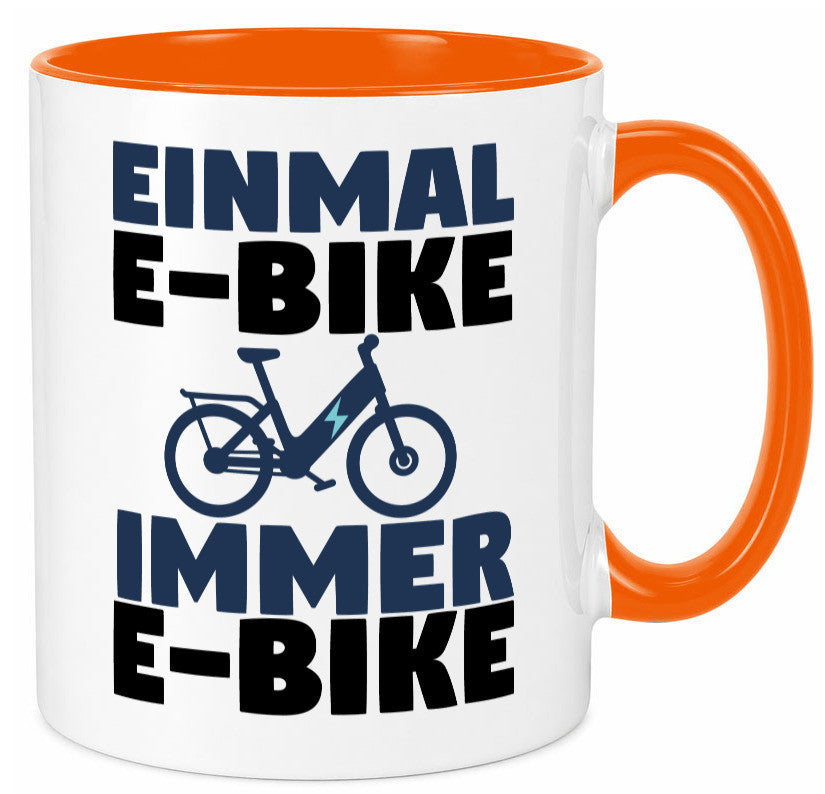 E-Bike Fahrer | Radfahrer Tasse Fahrrad Elektrorad lustiger Spruch Geschenk