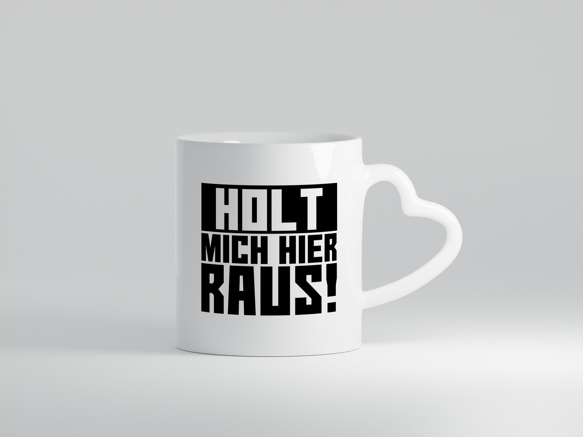 Holt mich hier raus | lustiger Spruch Arbeit Büro Job Geschenk Kollegen Tasse