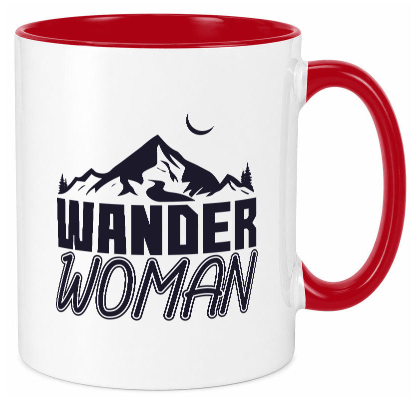 Wander Woman | Frauen Tasse Wanderer Bergsteigen lustig Familie Geschenkidee