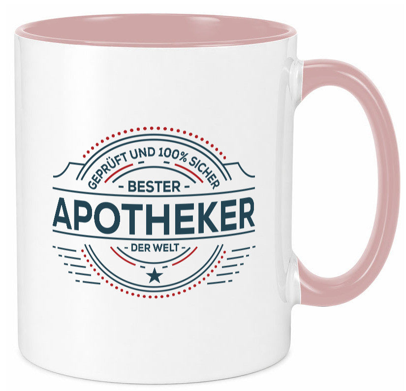 Geprüft und sicher: Apotheker | Apotheke Pharmazie Geschenkidee Humor Tasse