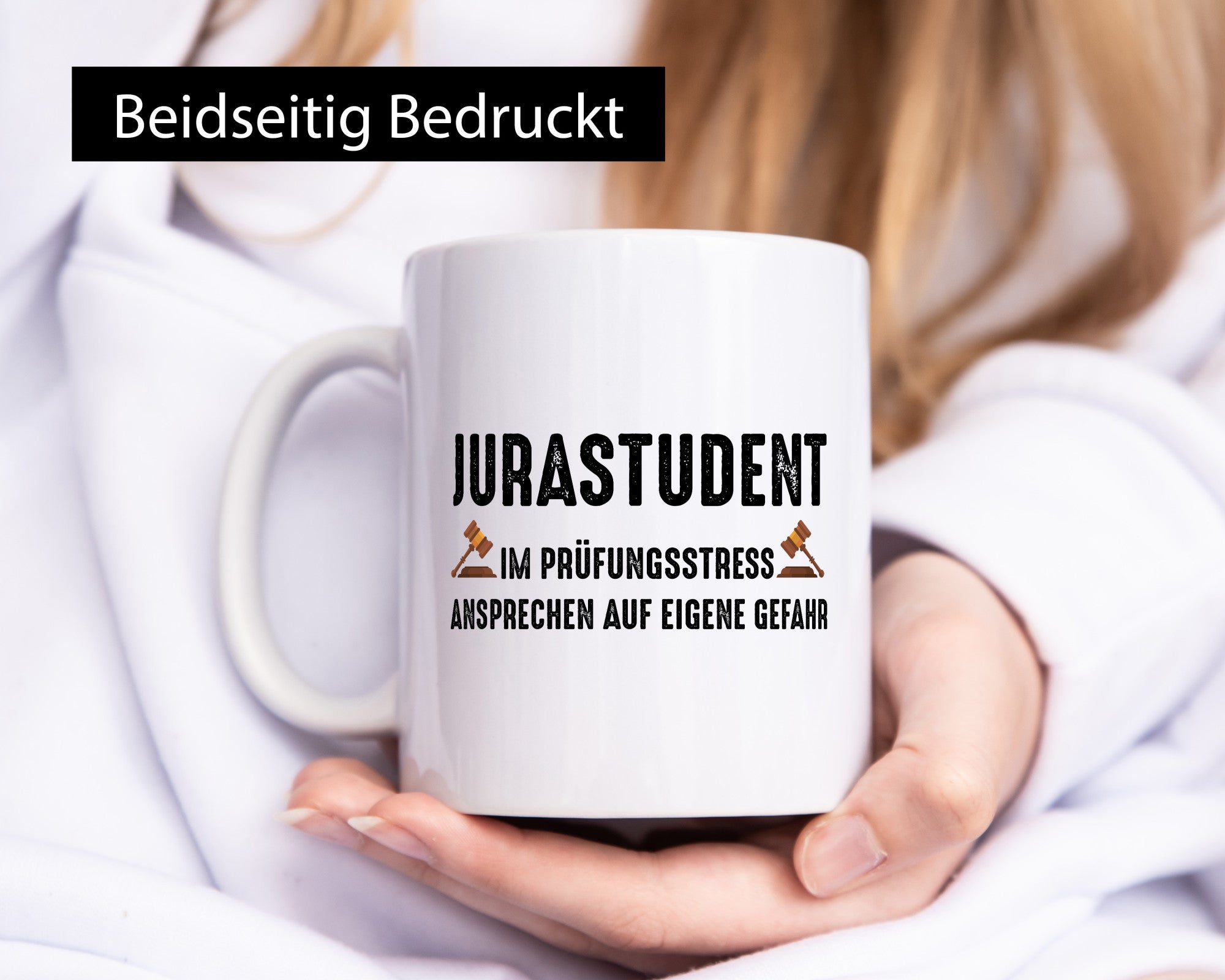Jura student | Ansprechen auf eigener gefahr Prüfung Humor Geschenkidee Tasse