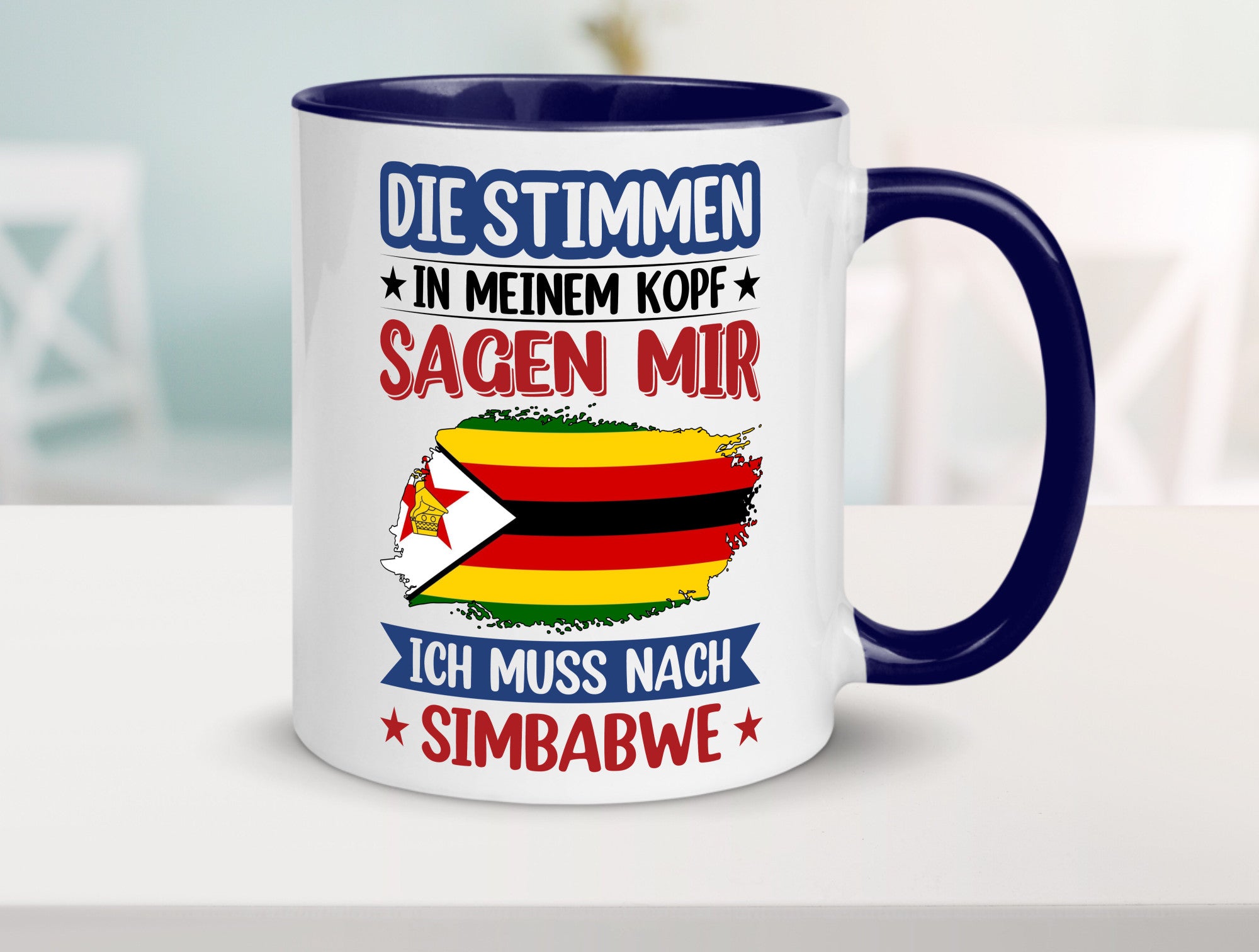 Simbabwe | Urlaub Stimmen in meinem Kopf Traumland v2 Geschenk Humor