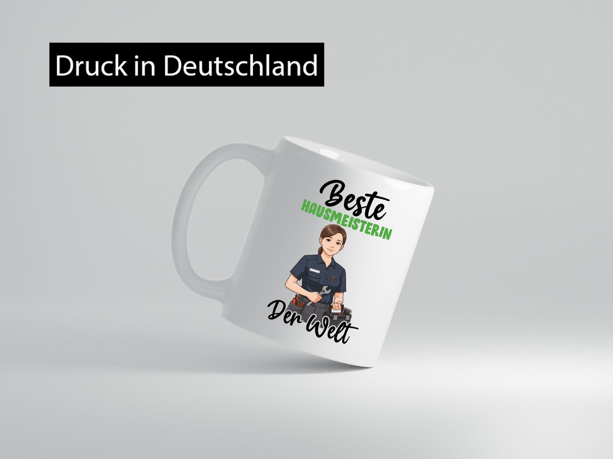 Beste Hausmeisterin | Hauswart v2 Humor Geschenkidee Tasse