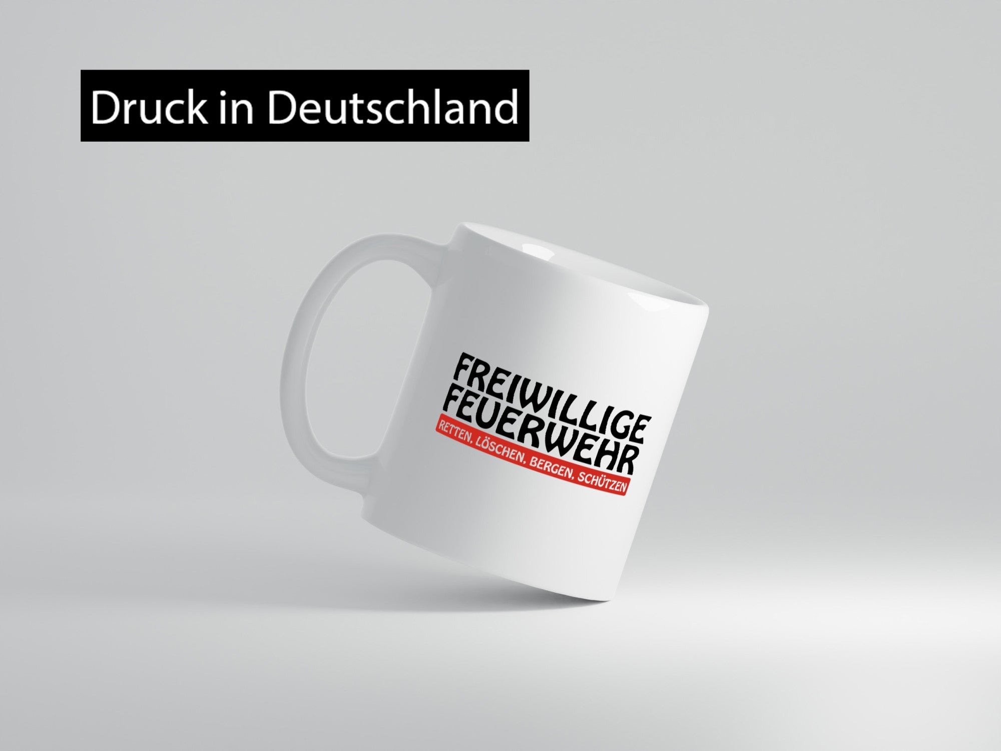 Freiwillige Feuerwehr | Retten Löschen Bergen Schützen Geschenkidee Humor Tasse