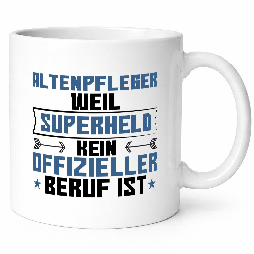 Superheld Altenpfleger | Pflegepersonal Altenheim lustig Humor Geschenkidee