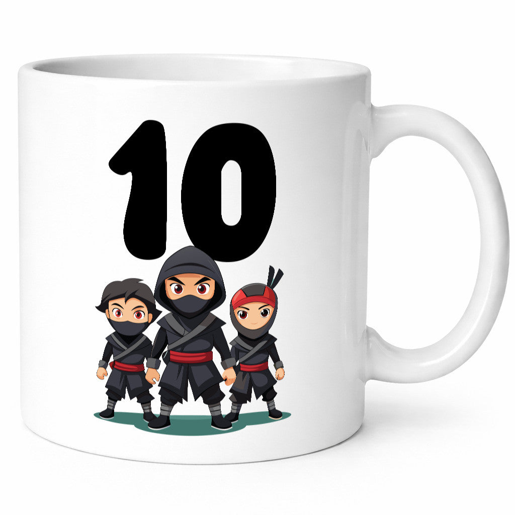 10. Geburtstag | 10 Jahre Ninja Humor Geschenkidee Tasse