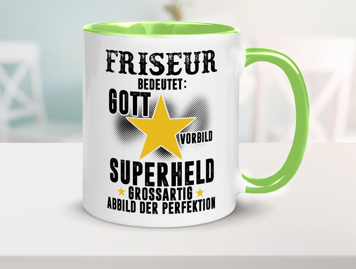 Bedeutung von Friseur | Frisör lustiger Spruch Geschenk Humor Geschenkidee Tasse