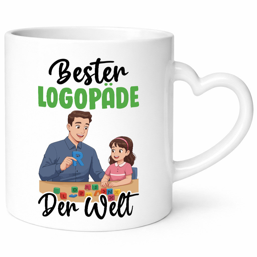 Bester Logopäde | Sprachtherapie v2 Geschenkidee Humor Tasse