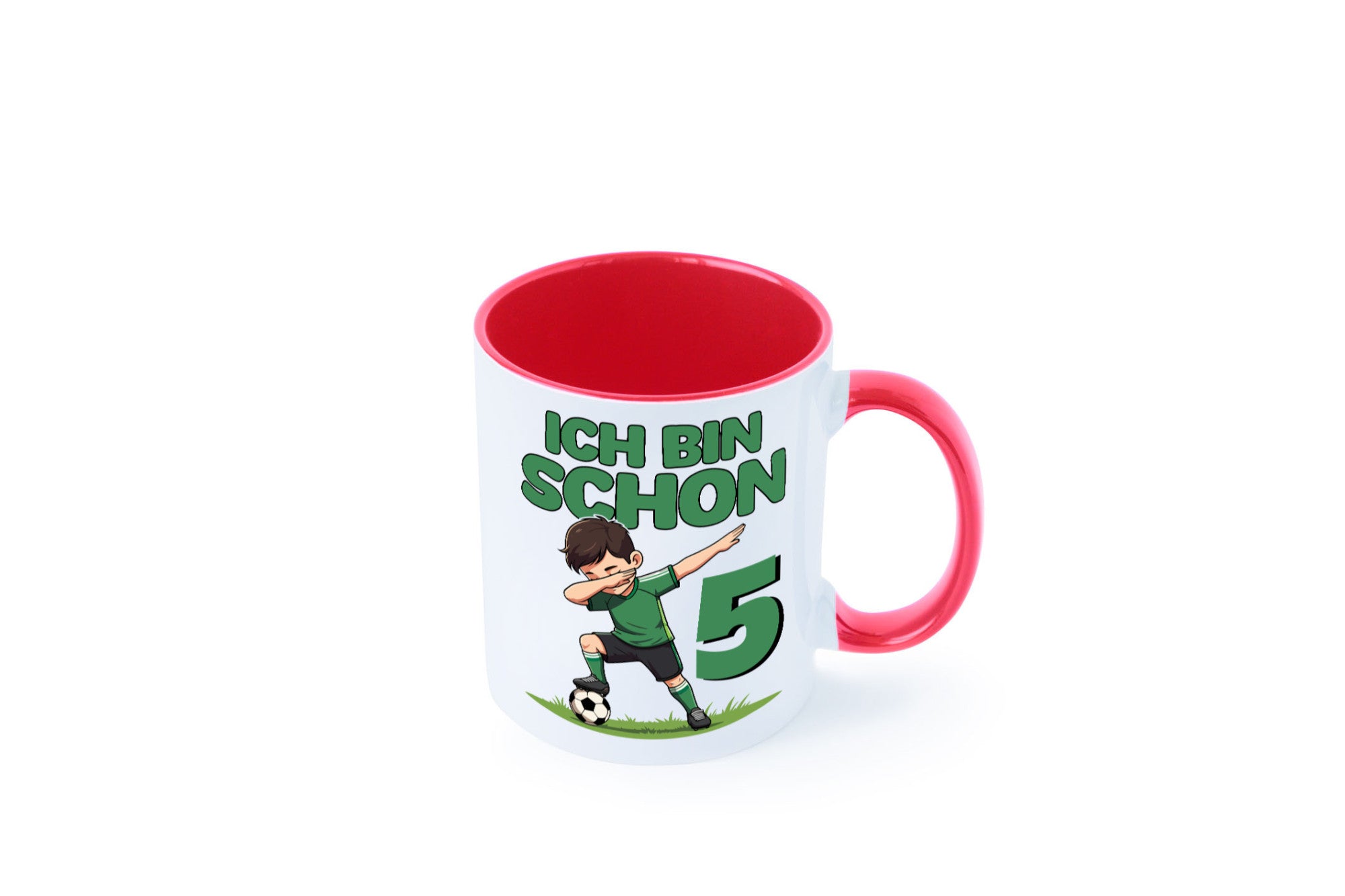 5. Geburtstag | 5 Jahre Fußballer lustiger Spruch Geschenk Geschenkidee Tasse